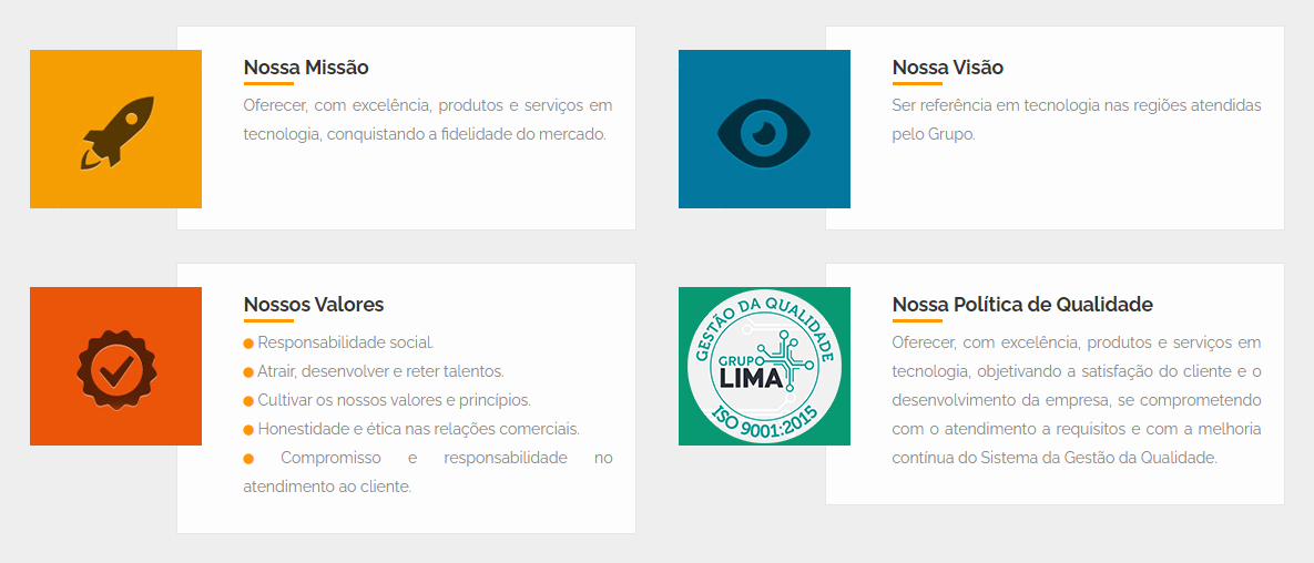 Direcionadores Estratégicos do Grupo Lima